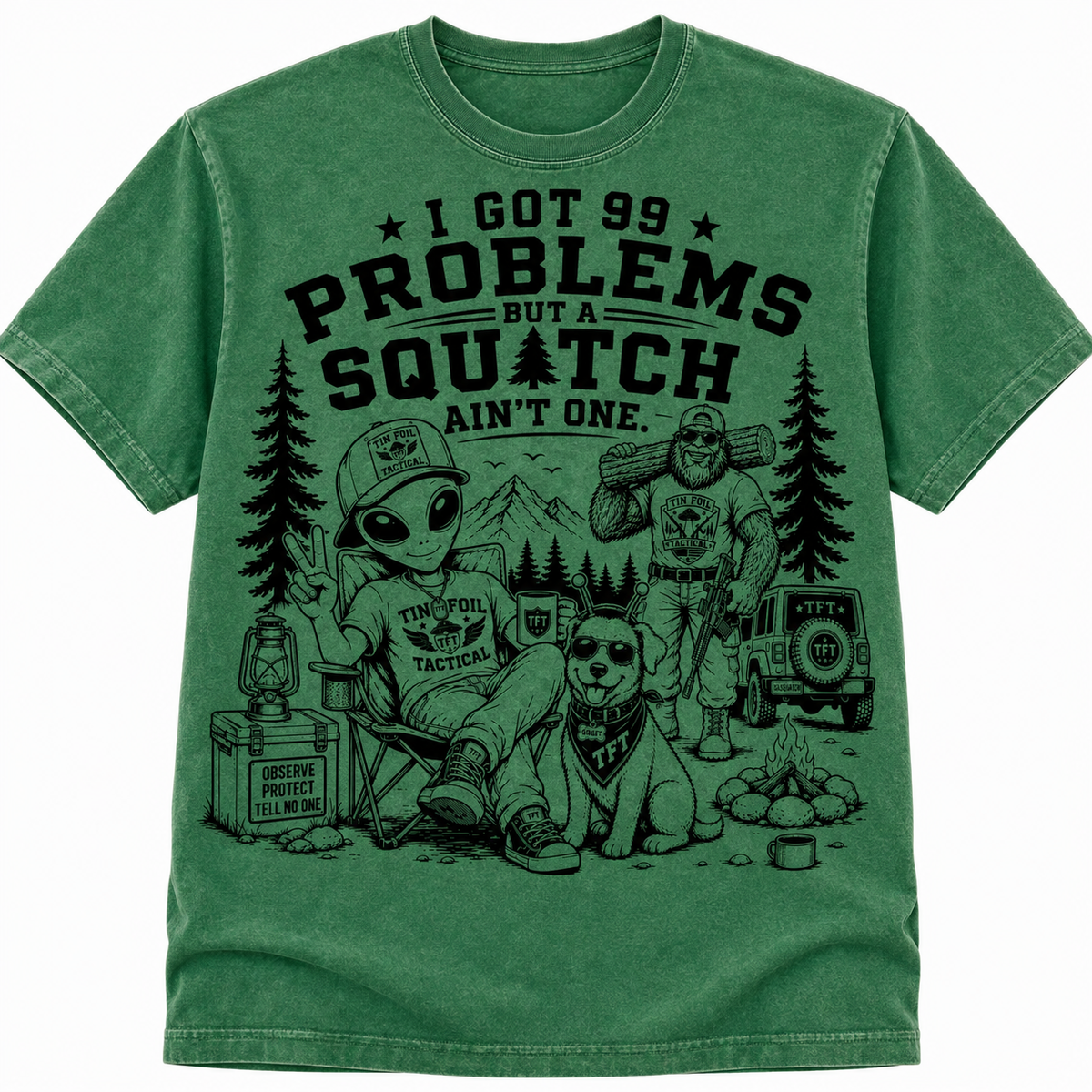 99 Problems Oversized Gym Tee