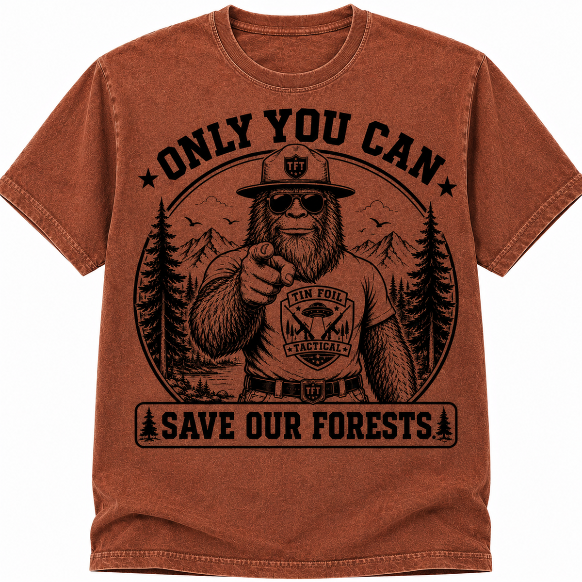 Save Our Forests Oversized Gym Tee