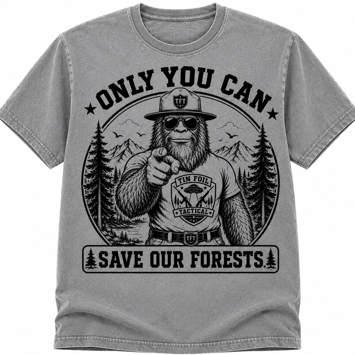 Save Our Forests Oversized Gym Tee
