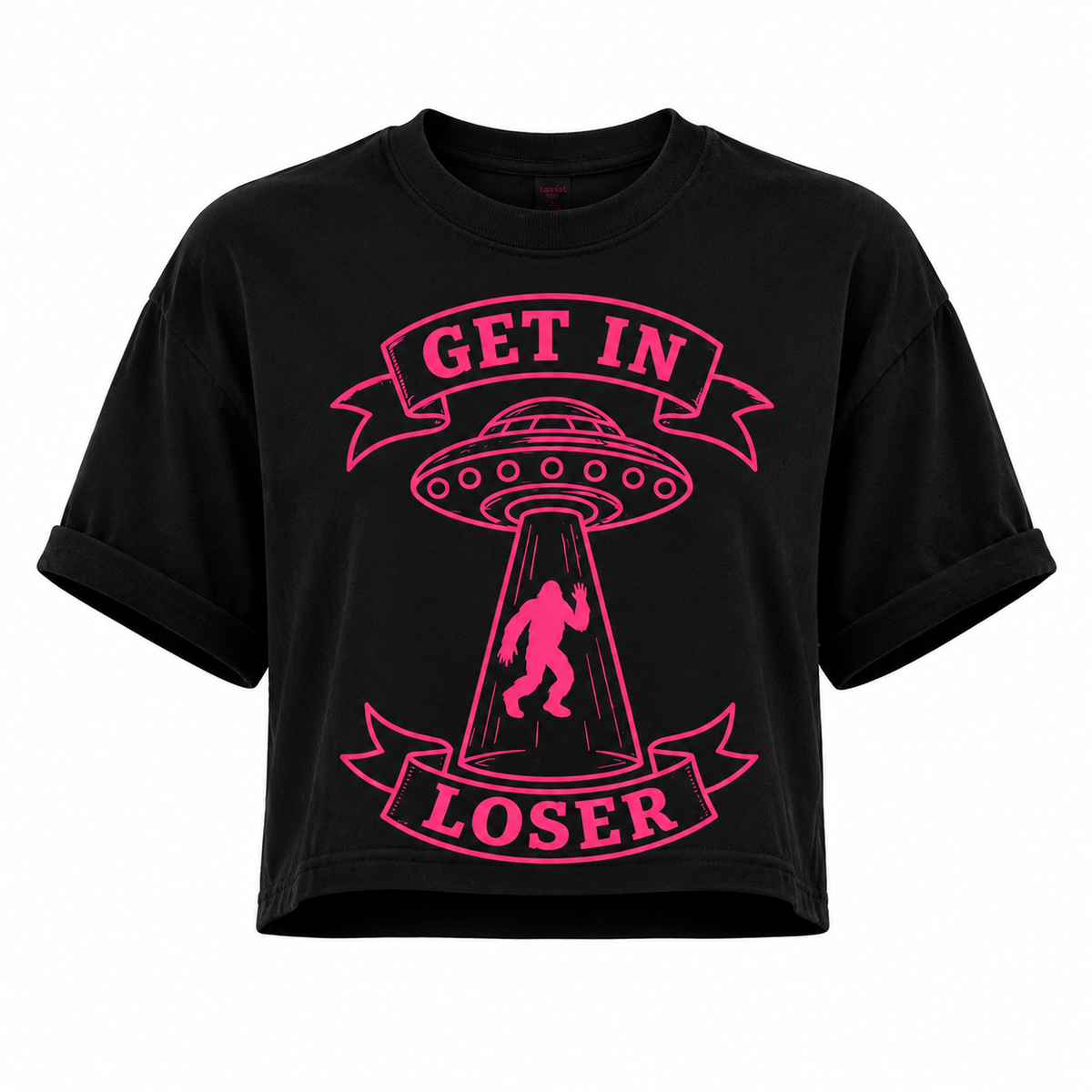 Get In Loser Crop Top