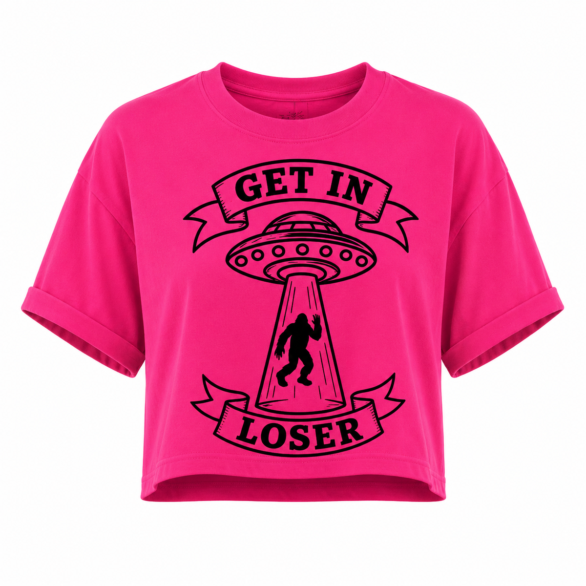 Get In Loser Crop Top